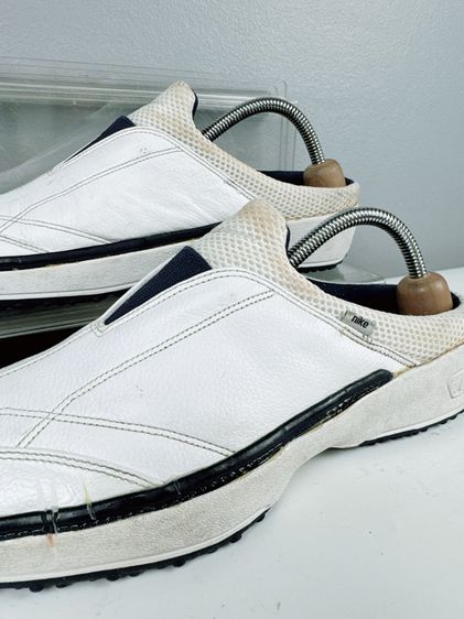 รองเท้า Nike Sz.8us41eu26cm Made in Thailand สีขาว แบบสวมเปิดส้น สภาพสวย ไม่ขาดซ่อม ใส่เดินลำลองดี รูปที่ 10