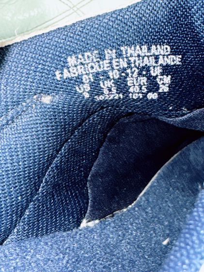 รองเท้า Nike Sz.8us41eu26cm Made in Thailand สีขาว แบบสวมเปิดส้น สภาพสวย ไม่ขาดซ่อม ใส่เดินลำลองดี รูปที่ 12