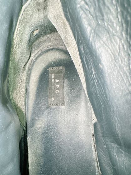 รองเท้าบู๊ท A.P.C. Sz.10us44eu28cm สีกรมท่า แบรนด์ฝรั่งเศสสภาพสวย ไม่ขาดซ่อม ใส่เที่ยวหล่อ รูปที่ 12