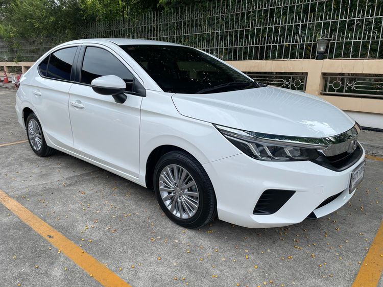Honda City 2020 1.0 V Sedan เบนซิน เกียร์อัตโนมัติ ขาว รูปที่ 1
