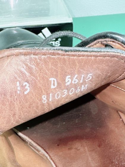 รองเท้าหนังแท้ Allen Edmonds Sz.13us47eu31cm Made in USA สีดำ รุ่นPark Avenue ยอดฮิตขอบแบรนด์ ของใหม่หลักหมื่น พื้นหนังเย็บ รูปที่ 12