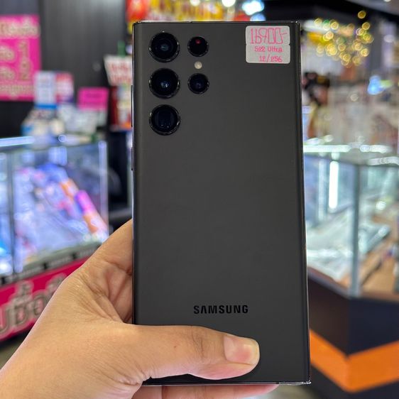 Samsung S22 Ultra 5G 256GB สีดำ เครื่องศูนย์ สภาพสวย ขอบบอดี้มีรอยบ้าง จอ6.8นิ้ว แรม12รอม256 Snap8 Gen1 กล้อง108ล้าน(4ตัว)🔥🔥 รูปที่ 2
