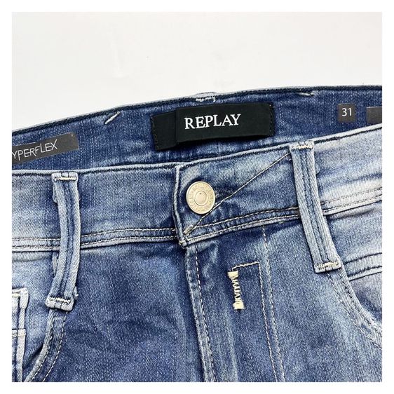 Replay Anbass Hyperflex Clouds - Slim fit Jeans รูปที่ 4