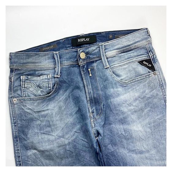 Replay Anbass Hyperflex Clouds - Slim fit Jeans รูปที่ 3