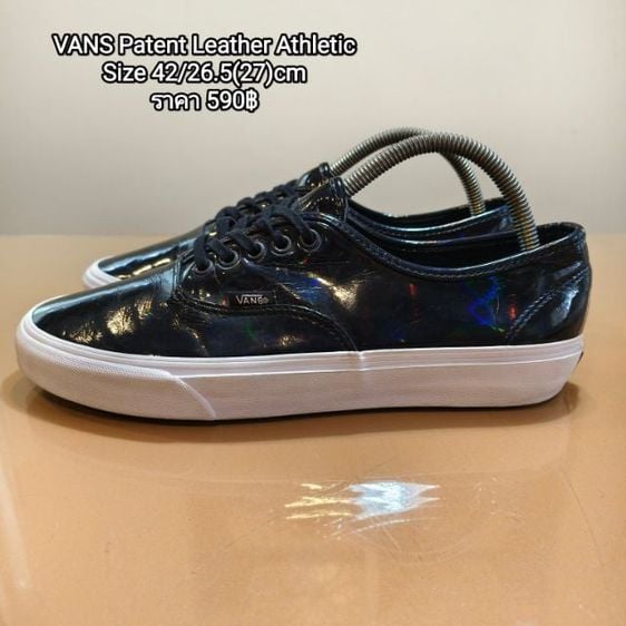 ดำ VANS Patent Leather Athletic
Size 42ยาว26.5(27)cm