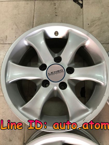 ขายแม็กใหม่ Lenso เก่าเก็บ 15 นิ้ว  5 รู 114 สีบรอนซ์เงิน รูปที่ 4