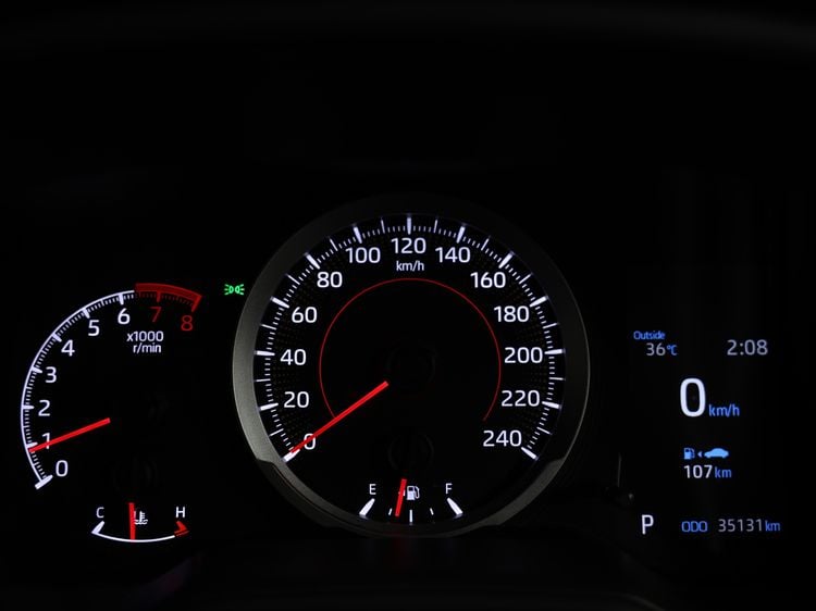 Toyota Corolla Cross 2021 1.8 Sport Utility-car เบนซิน ไม่ติดแก๊ส เกียร์อัตโนมัติ แดง รูปที่ 3