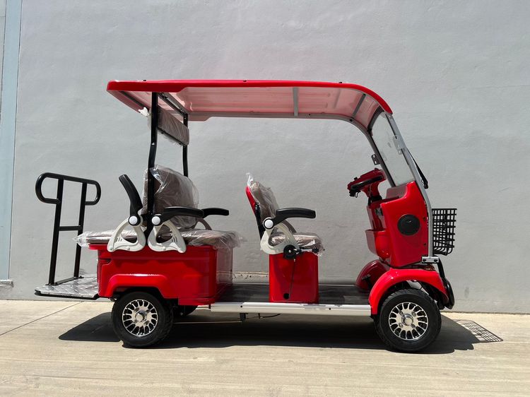 4 ล้อไฟฟ้าทรงรถกอล์ฟ 6 ที่นั่ง เอนกประสงค์ ขับขี่ปลอดภัยใช้งานง่าย มีตะกร้าหน้า ที่เก็บของใต้เบาะ RT golf 1000w.-6  •	มอเตอร์แรง 1000 วัตต์  รูปที่ 7