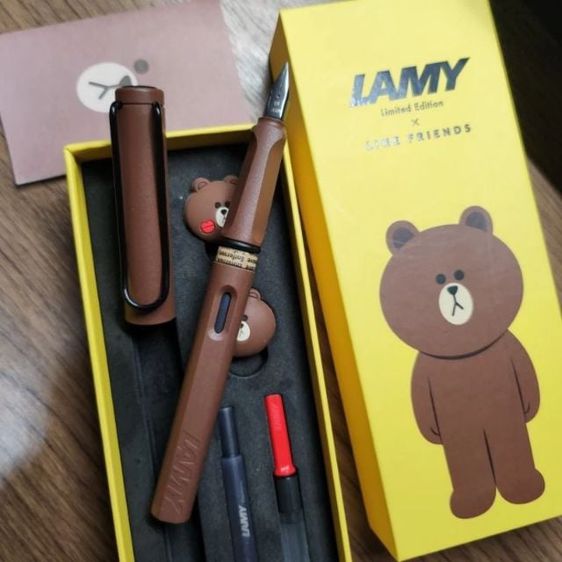 ปากกา LAMY x LIN E FRIENDS 2015 หมีบราว สีน้ำตาล