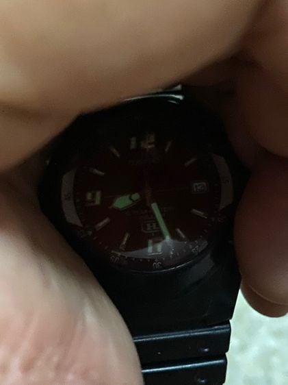 นาฬิกายี่ห้อ CASIO  ของแท้มือสอง  สายยางเปลี่ยนมาใหม่ 350฿ รูปที่ 5