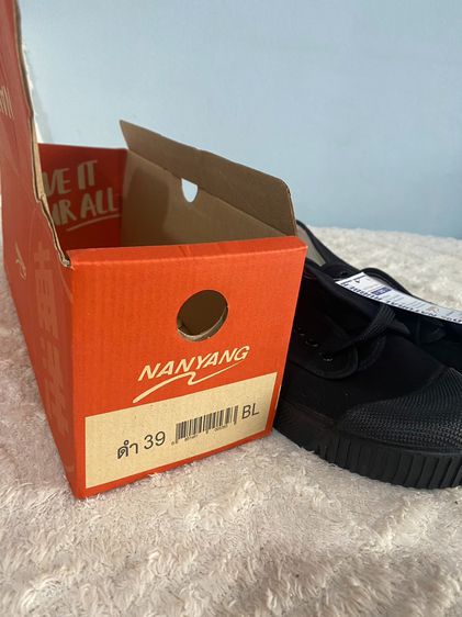 รองเท้าพละ นักเรียนชาย ไซส์ 39 Nanyang ของใหม่ รูปที่ 3