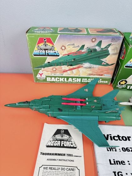 ขายของเล่น Kennet Megaforce 1989 ชุดเครื่องบินรบ กับ รถยิงขีปนาวุธ งานUSA ซื้อมาเล่นนานหลายสิบปี ชิ้นส่วนอาจไม่ครบ เอาไปเล่นกับลูก รูปที่ 2