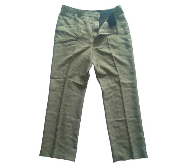 ❌ขายแล้ว❌Retro grey herringbone weft striped trousers w34-35 
made in Japan
🎌🎌🎌 รูปที่ 2