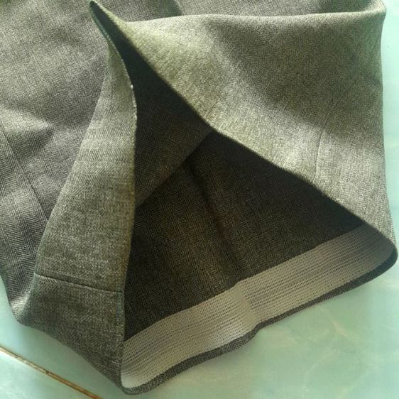 ❌ขายแล้ว❌Retro grey herringbone weft striped trousers w34-35 
made in Japan
🎌🎌🎌 รูปที่ 7