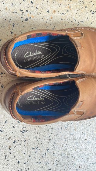 CLARKS รองเท้าลำลองผู้ชาย Gereld Step รุ่น CL M 26169012 สีน้ำตาลอ่อน รูปที่ 4