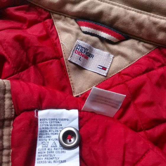 Tommy Hilfiger Khaki Brown Zipper Jacket รอบอก 45” รูปที่ 2