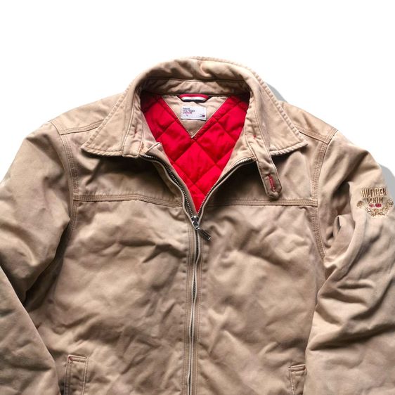 Tommy Hilfiger Khaki Brown Zipper Jacket รอบอก 45” รูปที่ 5