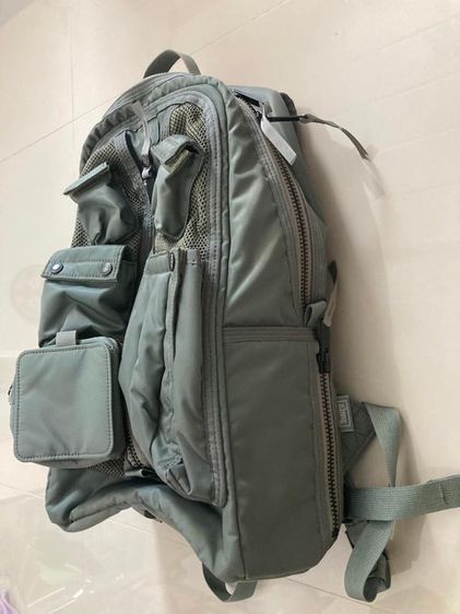 Backpacks Military Pilot Harvest Lebel Yamaguchi Green Military Made In Japan สูง19นิ้ว กว้าง 11นิ้วครึ่ง รูปที่ 14