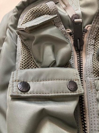 Backpacks Military Pilot Harvest Lebel Yamaguchi Green Military Made In Japan สูง19นิ้ว กว้าง 11นิ้วครึ่ง รูปที่ 8