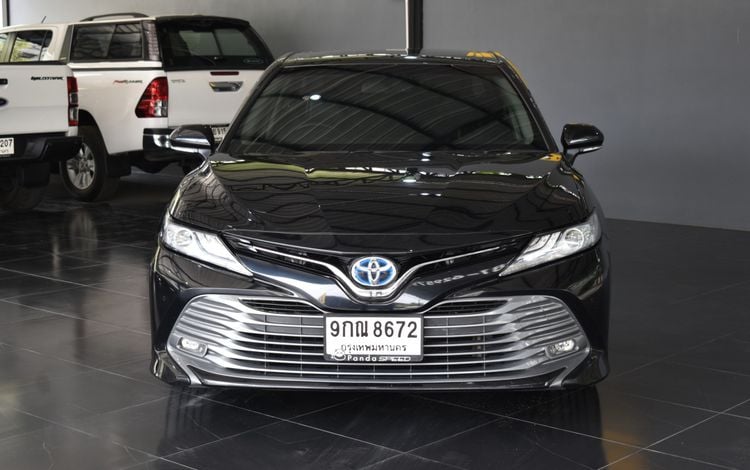Toyota Camry 2019 2.5 Hybrid Sedan ไฮบริด ไม่ติดแก๊ส เกียร์อัตโนมัติ ดำ รูปที่ 2