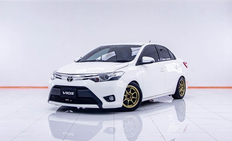 Toyota Vios 2014 1.5 E Sedan เบนซิน ไม่ติดแก๊ส เกียร์อัตโนมัติ ขาว รูปที่ 4