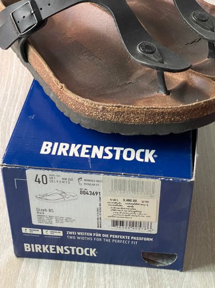 รองเท้าเพื่อสุขภาพ BIRKENSTOCK GIZEH BS-Black รูปที่ 5