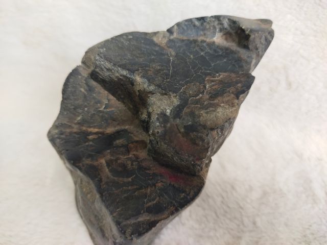หินซุยเซอิ Suiseki หินสีดำไม้กลายเป็นหิน รูปที่ 7