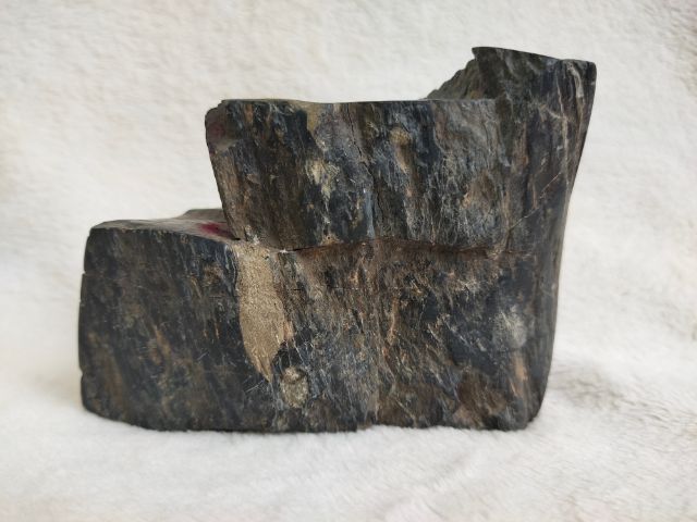 หินซุยเซอิ Suiseki หินสีดำไม้กลายเป็นหิน รูปที่ 6