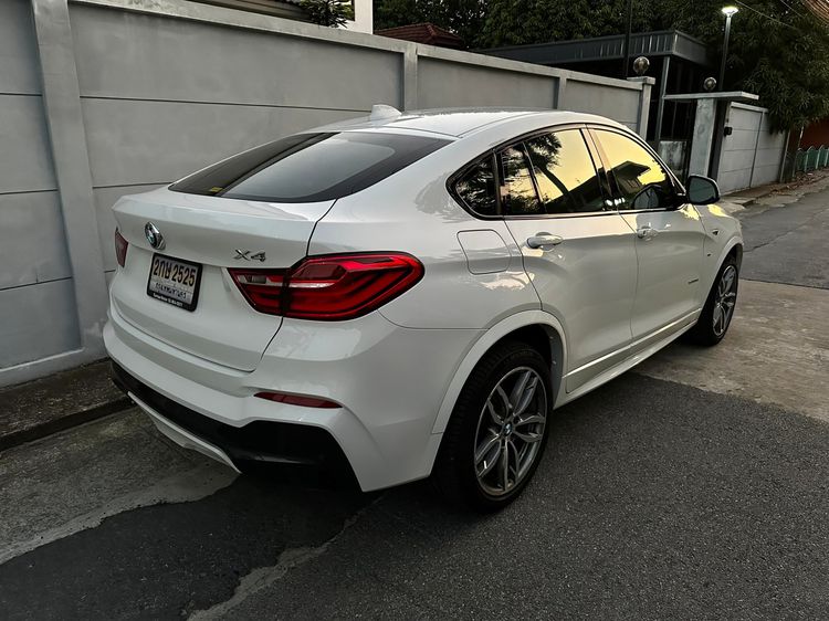 BMW X4 2017 2.0 xDrive20d M Sport 4WD Utility-car ดีเซล ไม่ติดแก๊ส เกียร์อัตโนมัติ ขาว รูปที่ 4