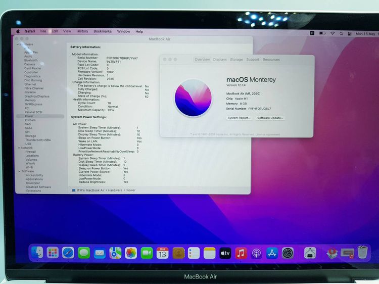  MacBook Air 13  M1 2020  256GB Space Gray รูปที่ 5