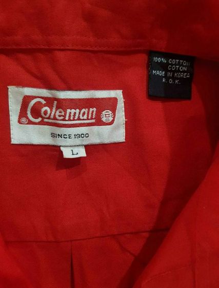 อื่นๆ เสื้อเชิ้ต แดง แขนสั้น Coleman Outdoor Shirts
