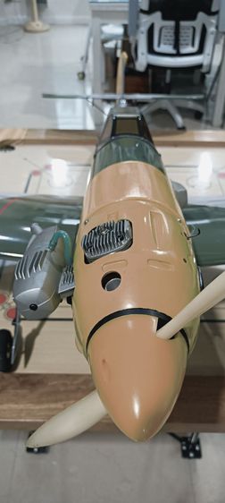 เครื่องบินบังคับRC war bird(all wood) รุ่น Messerchmit Kyusho(Japan)wing1.7m 2stroke fuel Engine OS-50 P-Box พร้อมบิน ของสะสมหายาก ราคาพิเศษ รูปที่ 13