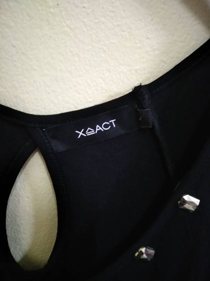 เสื้อกล้้าม XACT ดำ	รอบอก 36-40 ยาว 26 สภาพดีมากๆ รูปที่ 3