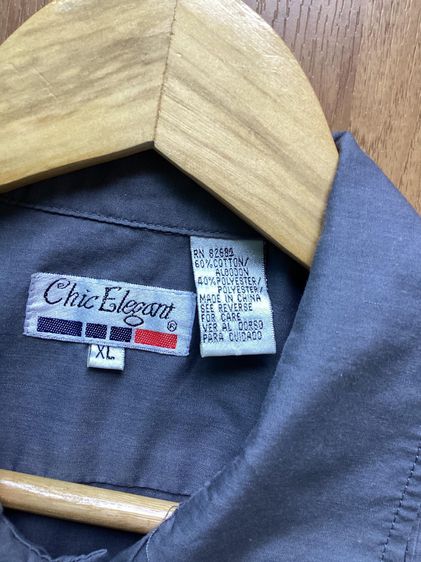 Chic Elegant Shirt 4 Pocket Vintage 80s  รูปที่ 7