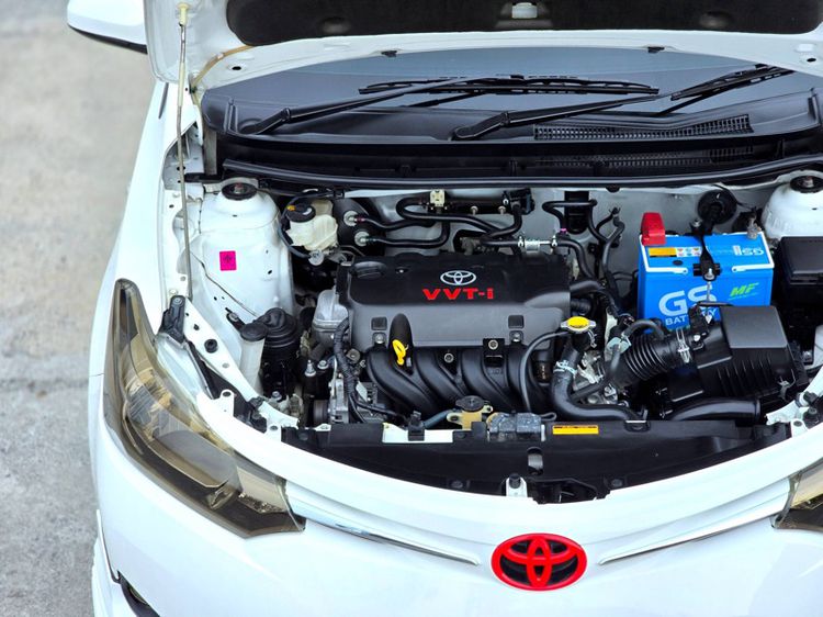 Toyota Vios 2016 1.5 Exclusive Sedan เบนซิน ไม่ติดแก๊ส เกียร์อัตโนมัติ ขาว รูปที่ 4