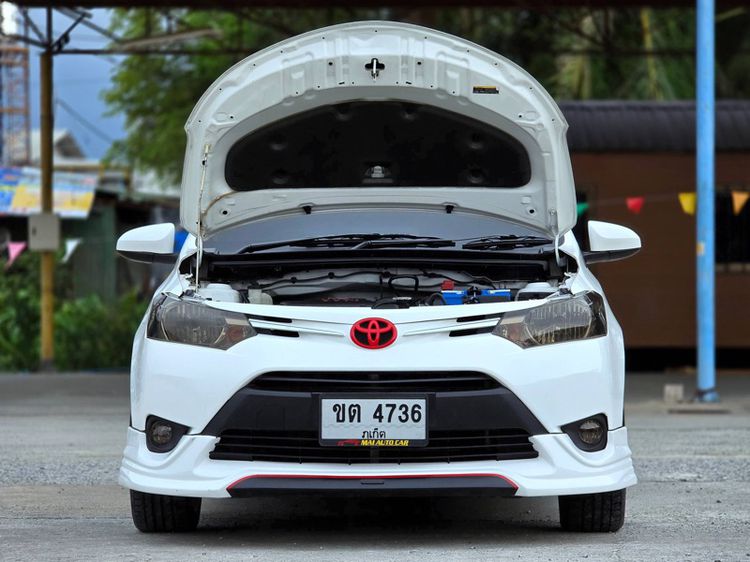Toyota Vios 2016 1.5 Exclusive Sedan เบนซิน ไม่ติดแก๊ส เกียร์อัตโนมัติ ขาว รูปที่ 2