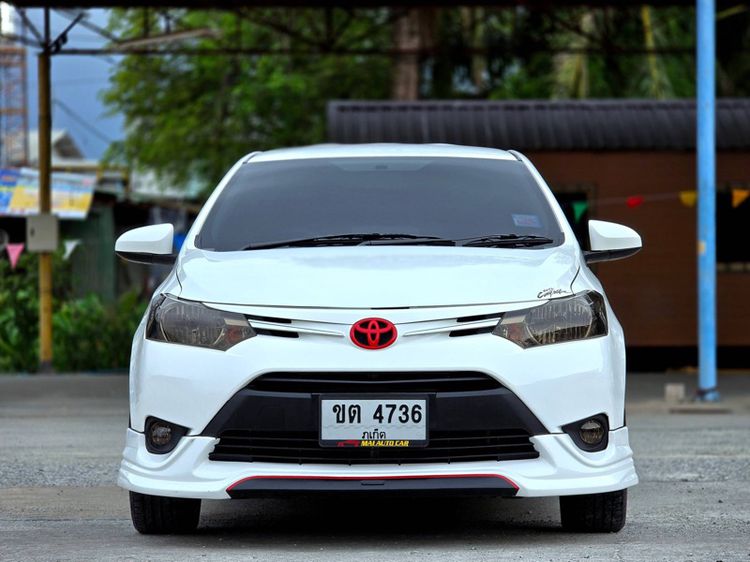 Toyota Vios 2016 1.5 Exclusive Sedan เบนซิน ไม่ติดแก๊ส เกียร์อัตโนมัติ ขาว รูปที่ 3