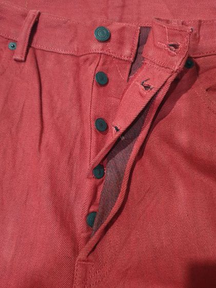 Levi's 501 Red Button Fly  รูปที่ 4