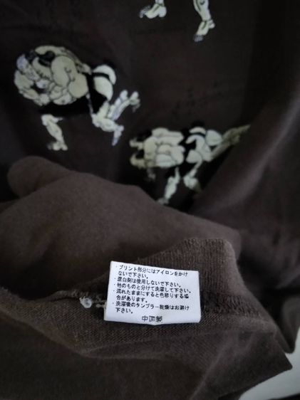 เสื้อยืด ซูโม่ ญี่ปุ่นแท้ สีน้ำตาล รอบอก 46 ยาว 29 สภาพดีไม่มีขาด รูปที่ 5