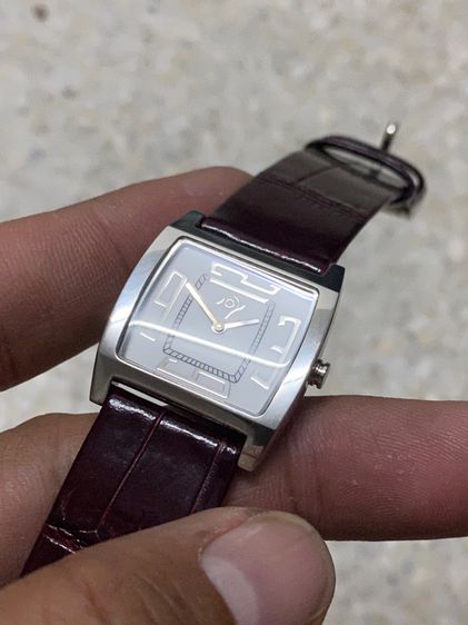 นาฬิกายี่ห้อ JOY  ควอทซ์ ของแท้มือสอง สายหนังเดิม  700฿ รูปที่ 2