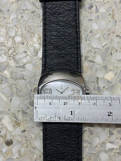 นาฬิกายี่ห้อ DKNY  ควอทซ์ ของแท้มือสอง สายหนังเปลี่ยนใหม่  850฿ รูปที่ 7