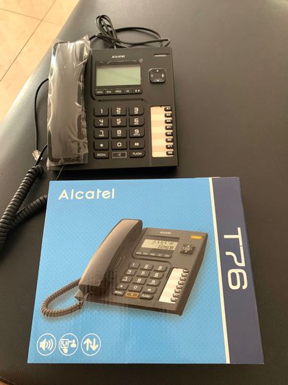 โทรศัพท์บ้าน สำนักงาน ยี่ห้อ Alcatel รุ่น T76Ex สีดำ รูปที่ 2