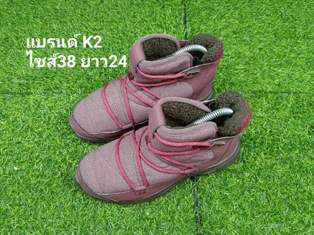 อื่นๆ รองเท้าบูท ผ้า UK 5.5 | EU 38 2/3 | US 7 ชมพู บูทกันหนาว