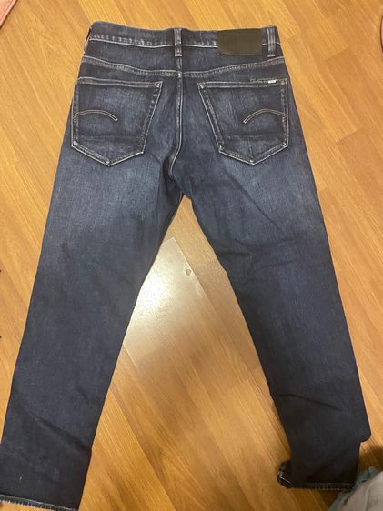 G-STAR 3301 STRAIGHT TAPERED FIT JEANS IN DARK WASH-BLUE รูปที่ 3