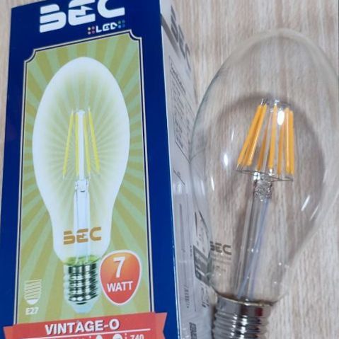 BEC Vintage-O 7W หลอดไฟวินเทจ LED Lamp รูปทรงโบว์ลิ่ง 