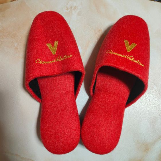 รองเท้าใส่ในบ้าน รองเท้าใส่ในห้องนอน Valentino Italy ไม่ผ่านการใช้งาน ขนาดความยาวเท้า 25 cm. รูปที่ 3