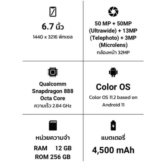 Oppo Find X3 Pro 5G แรม12 รอม256 รูปที่ 7