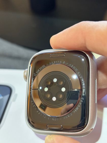Apple Watch Series 9 GPS 45mm Silver Aluminium Case with Winter Blue Sport Loop ประกันถึง15-1-68 รูปที่ 12