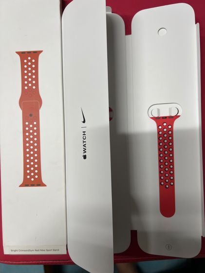 ขาย สาย Apple Watch ของแท้ สีแดง มือสอง สภาพดี ในราคา 350 บาท รูปที่ 2
