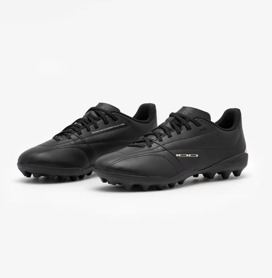 Football Boots 100 MG - Black รองเท้าฟุตบอลรุ่น 100 MG 2024 สีดำ รูปที่ 5